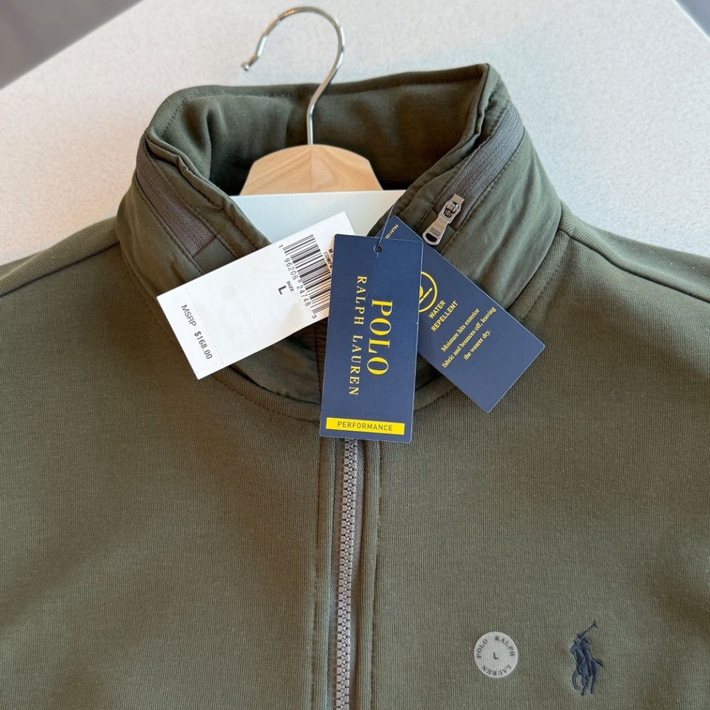 NEW Ralph Lauren POLO Performance Pullover pony (zip hoodie)
